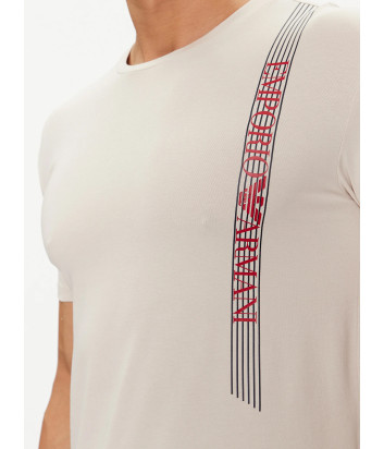 Мужская футболка EMPORIO ARMANI 111971 4R525 бежевая