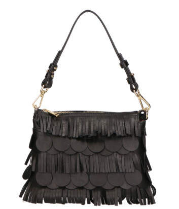 Сумка MY BEST BAG FIRENZE 6118 с бахромой черная