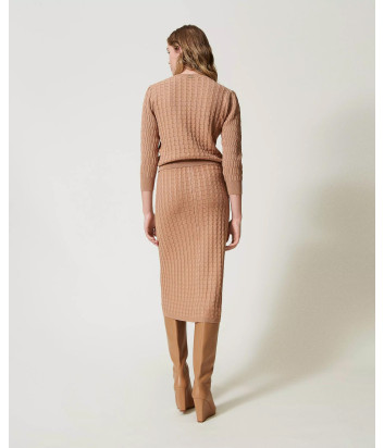Трикотажный костюм TWINSET 242TP3340-242TP3344 бежевый
