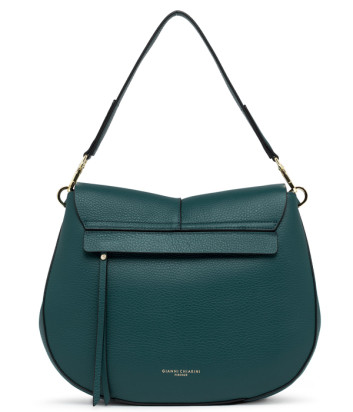 Сумка GIANNI CHIARINI Helena 6037 полукруглой формы зеленая