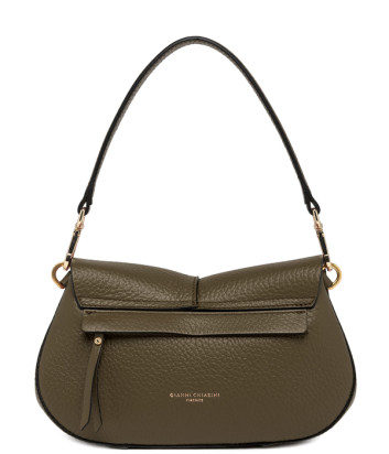 Сумка GIANNI CHIARINI Helena 11088 полукруглой формы зеленая