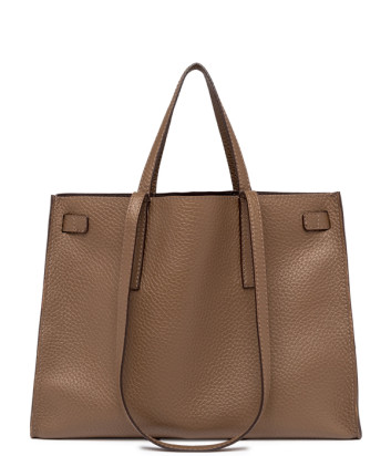 Кожаная сумка GIANNI CHIARINI Altea 10967 с двойными ручками коричневая Кожаная сумка GIANNI CHIARINI Altea 10967 с двойными ручками коричневая