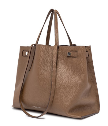 Кожаная сумка GIANNI CHIARINI Altea 10967 с двойными ручками коричневая Кожаная сумка GIANNI CHIARINI Altea 10967 с двойными ручками коричневая