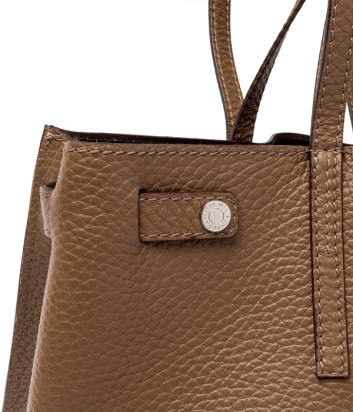 Кожаная сумка GIANNI CHIARINI Altea 10967 с двойными ручками коричневая Кожаная сумка GIANNI CHIARINI Altea 10967 с двойными ручками коричневая