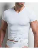 Мужская футболка ISA Bodywear 317110 V-образный вырез белая