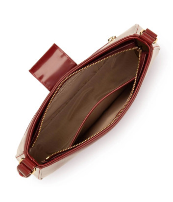 Сумка в гладкой коже LANCASTER Gelato Ily 531-051 красная