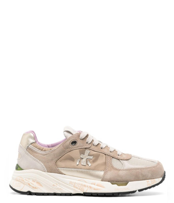 Женские кроссовки на платформе PREMIATA Mase 7004 бежевые