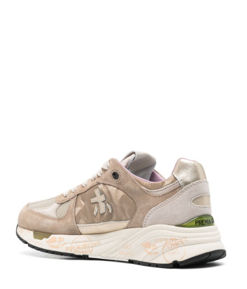 Женские кроссовки на платформе PREMIATA Mase 7004 бежевые Женские кроссовки на платформе PREMIATA Mase 7004 бежевые
