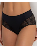 Кружевные трусики-слипы JANIRA Finesse 36903 с моделирующим эффектом черные