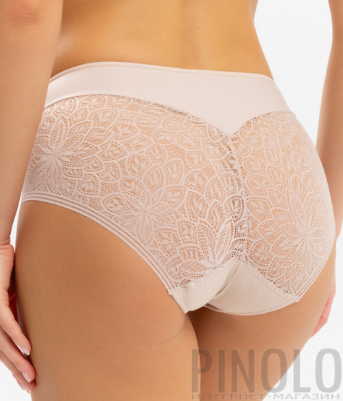 Кружевные трусики-слипы JANIRA Finesse 36903 с моделирующим эффектом телесные