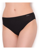 Хлопковые трусики JANIRA Perfect Day Cotton 31392 средней посадки черные