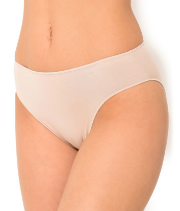 Хлопковые трусики JANIRA Perfect Day Cotton 31392 средней посадки телесные