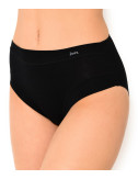 Хлопковые трусики JANIRA Perfect Day Cotton 31394 высокой посадки черные
