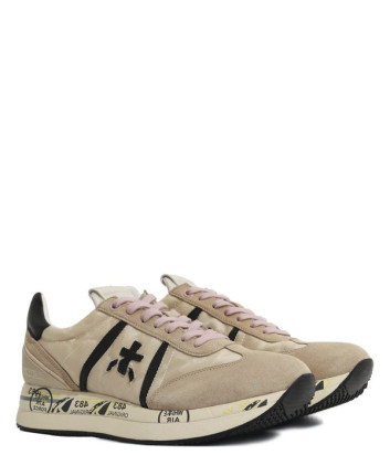 Кроссовки на платформе PREMIATA Conny 7116 бежевые