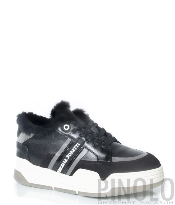 Кроссовки на меху HELENA SORETTI Factor 2510 черные