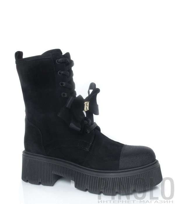 Замшевые ботинки HELENA SORETTI 7700-2541 черные