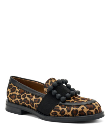 Женские мокасины FRAU 90J4 с леопардовым принтом