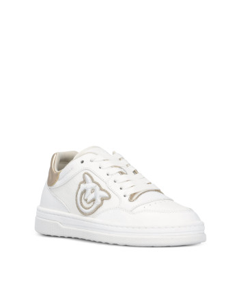 Кроссовки PINKO Mandy SS0049P035 аппликация Love Birds белые