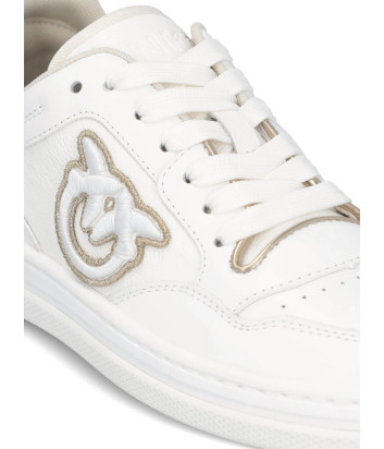 Кроссовки PINKO Mandy SS0049P035 аппликация Love Birds белые