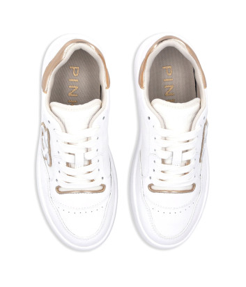 Кроссовки PINKO Mandy SS0049P035 аппликация Love Birds белые