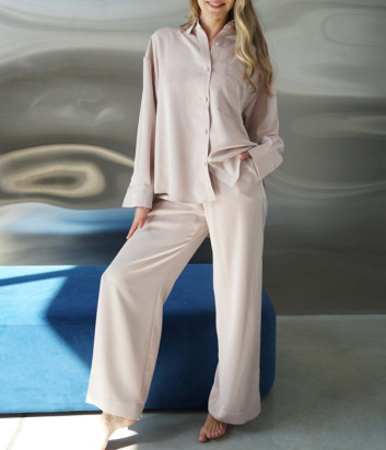 Домашний костюм FELENA Dessert Sand 852-854 рубашка и брюки бежевый
