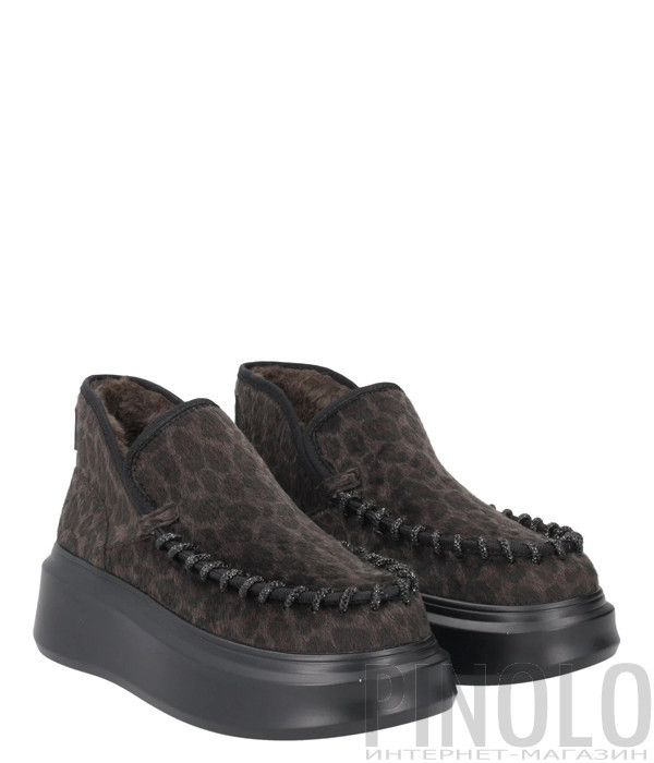 Ботинки на платформе TOSCA BLU SF2411S112 с леопардовым принтом