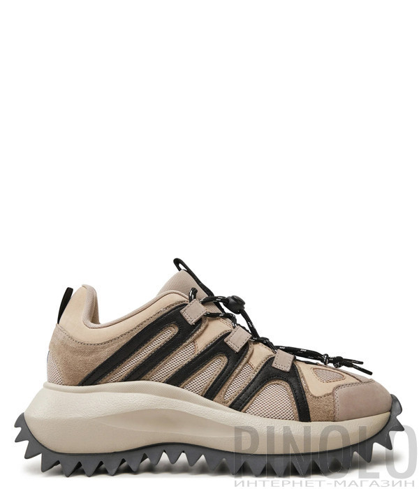 Кроссовки на платформе VIC MATIE 1F2104D бежевые