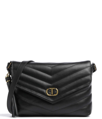 Сумка в стеганной коже TWINSET 242TB7190 черная