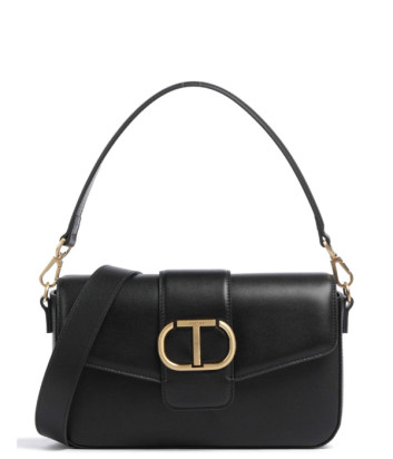 Кожаная сумка через плечо TWINSET 242TB7090 черная