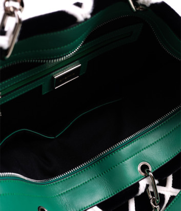 Большая плюшевая сумка CROMIA Susan 1405859 с ручками-цепочками