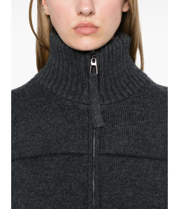 Двухсторонний пуховик P.A.R.O.S.H. LAST D490575 из шерсти серый