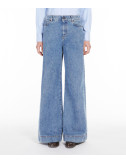 Широкие джинсы WEEKEND Max Mara 5186024206013 голубые