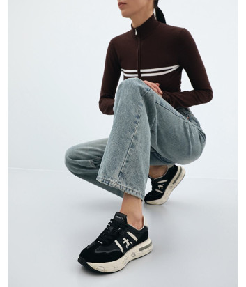 Женские кроссовки PREMIATA Cassie 6471 черные Женские кроссовки PREMIATA Cassie 6471 черные