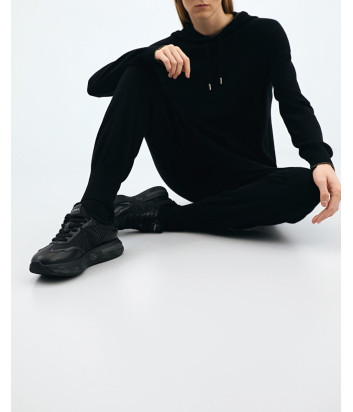 Женские кожаные кроссовки PREMIATA Cassie 7065M на меху черные Женские кожаные кроссовки PREMIATA Cassie 7065M на меху черные