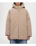 Куртка свободного кроя MAX MARA Leisure 2426486078600 с капюшоном бежевая