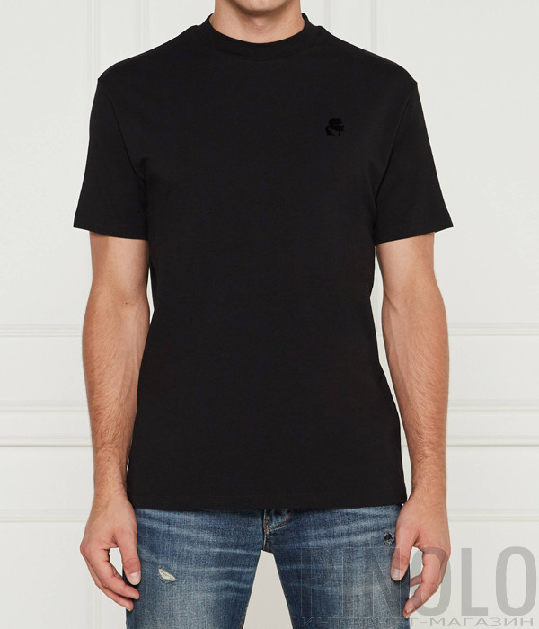 Мужская футболка KARL LAGERFELD 755124 544221 черная Мужская футболка KARL LAGERFELD 755124 544221 черная