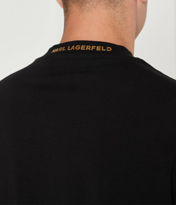 Мужская футболка KARL LAGERFELD 755124 544221 черная Мужская футболка KARL LAGERFELD 755124 544221 черная