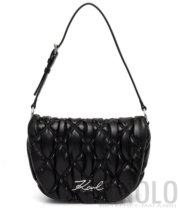 Сумка на плечо KARL LAGERFELD 246W3006 стеганная модель черная