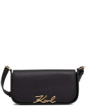 Сумка на плечо KARL LAGERFELD 245W3043 в гладкой коже черная