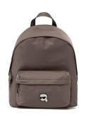 Нейлоновый рюкзак KARL LAGERFELD 235W3244 с внешним карманом бежевый