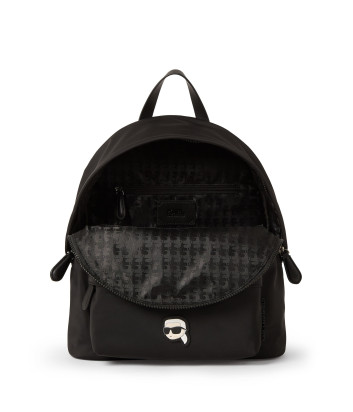 Нейлоновый рюкзак KARL LAGERFELD 235W3244 с внешним карманом черный