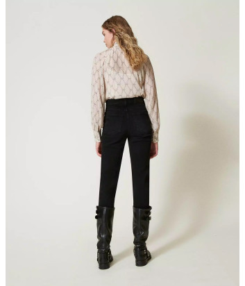 Женские джинсы-скинни TWINSET 242TT2500 черные