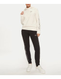 Женский спортивный костюм EA7 Emporio Armani 8NTV58 TJQLZ черно-бежевый