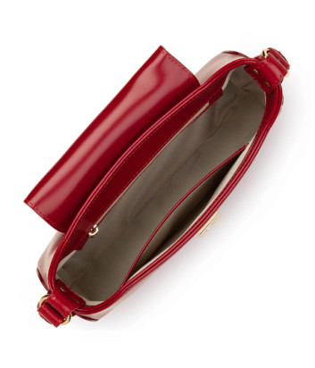 Сумка через плечо LANCASTER Suave Evenly 480-026 в гладкой коже вишневая