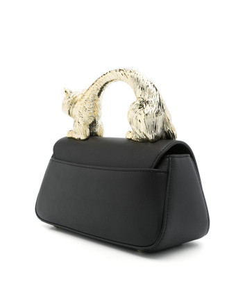 Маленькая сумочка KARL LAGERFELD 246W3079 с декоративной ручкой черная