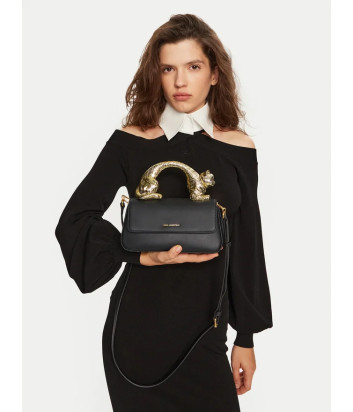 Маленькая сумочка KARL LAGERFELD 246W3079 с декоративной ручкой черная