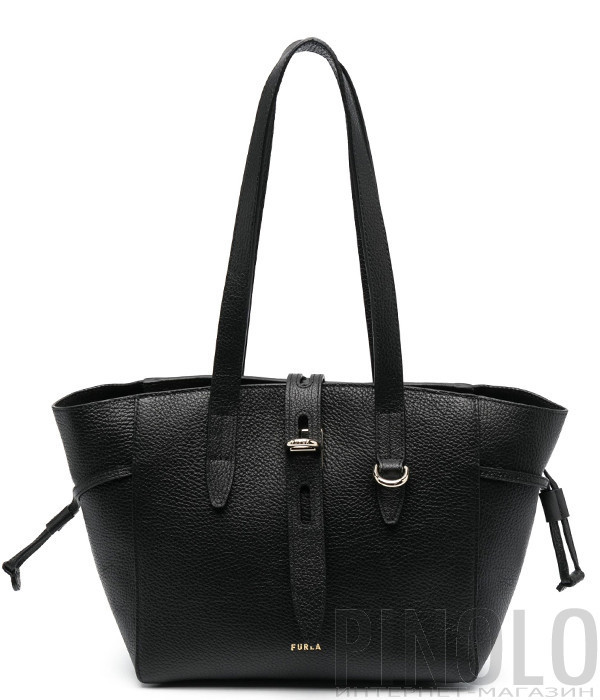 Кожаная сумка-тоут FURLA Net S WB00952HSF000O6000 черная