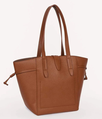 Кожаная сумка-тоут FURLA Net M BZT0FUAHSF00003B00 коричневая