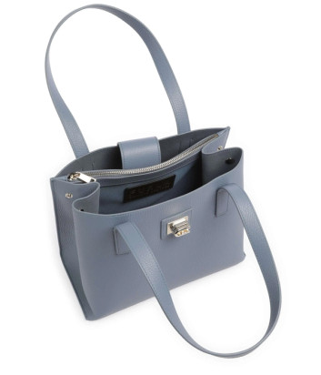 Кожаная сумка-тоут FURLA 1927 M WB01098HSF000AR300 голубая