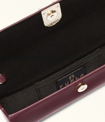 Сумка-клатч на цепочке FURLA Flow Mini WE00518BX20452516S бордовая
